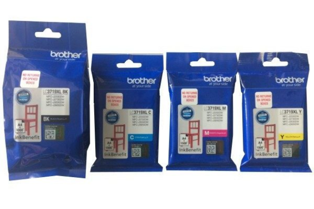 4-COLOR CARTRIDGE SET BROTHER LC3719XL for MFCJ3530DW Series